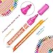 Acrylic Paint Pens for Rock Painting, 24 Pastel Colors Paint Markers for Stone, Wood Slices, Egg Easter Decorations, Ceramic, Pumpkin Decorating Kit, Art Craft Painting Supplies, Extra Fine Tip (32)