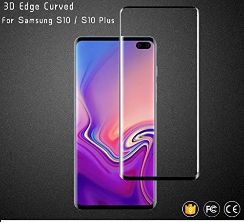 Octrix Edge-to-Edge HD Tempered Glass + Camera-Lens + Cover for Samsung Galaxy S10 Plus Combo Offer (3 in 1)