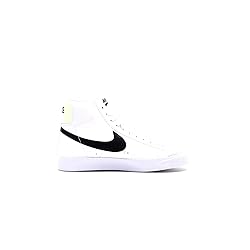 Nike Blazer Mid 77 GS White/Black-Barely Volt Size