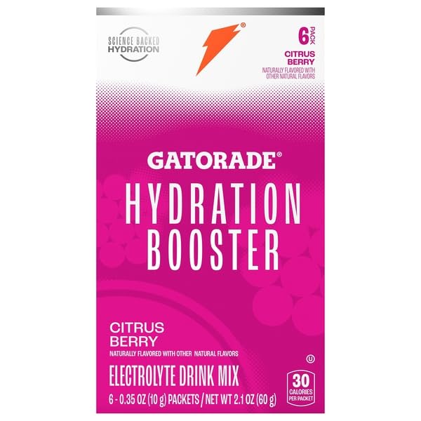 GATORADE, HYDRATION CITRUS BERRY, 6 COUNT