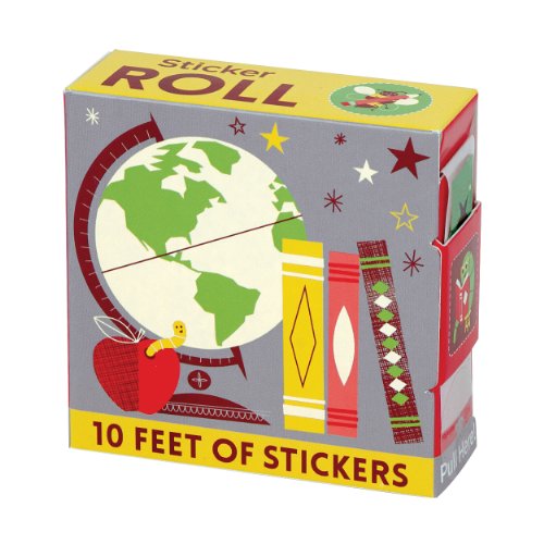 Mudpuppy School Days Sticker Roll