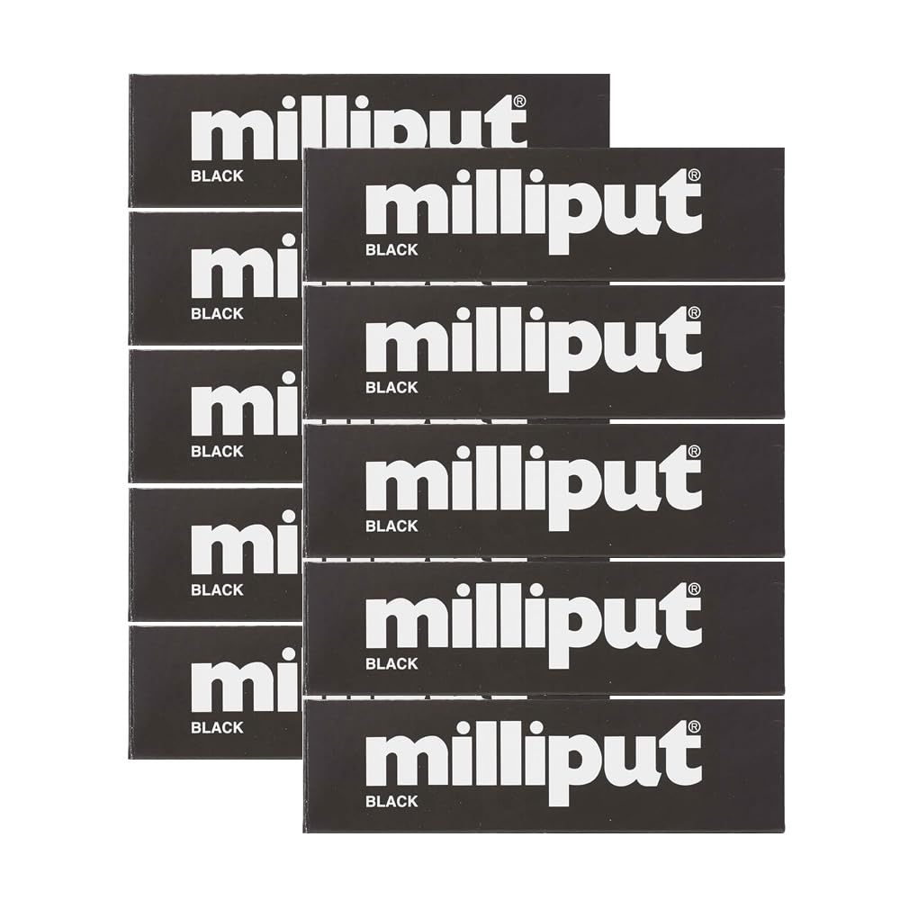 Milliput Epoxy Putty - Black 113.4g Kit - 10pk