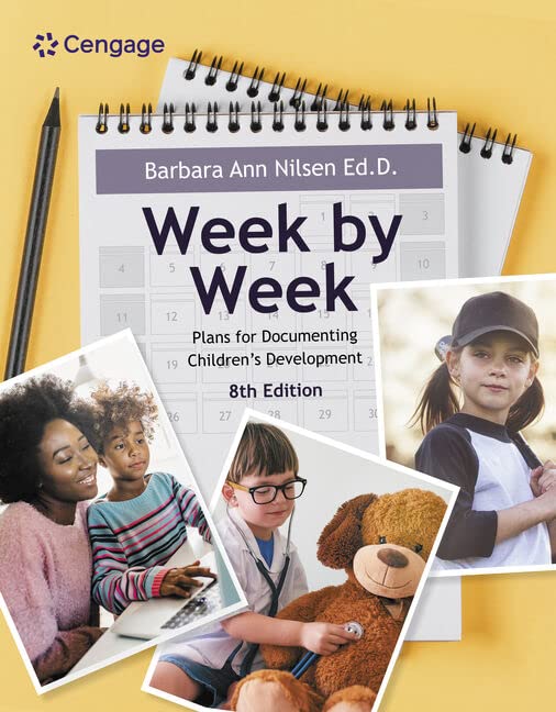 Week By Week:Plans F/Doc.Child.Develop.