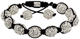 Royal Diamond Crystal Stone Balls Shamballa Bracelet (9 COLORS TO CHOOSE FROM)
