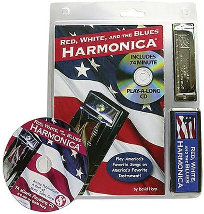 Red, White, and the Blues Harmonica: Book/CD/Harmonica Pack