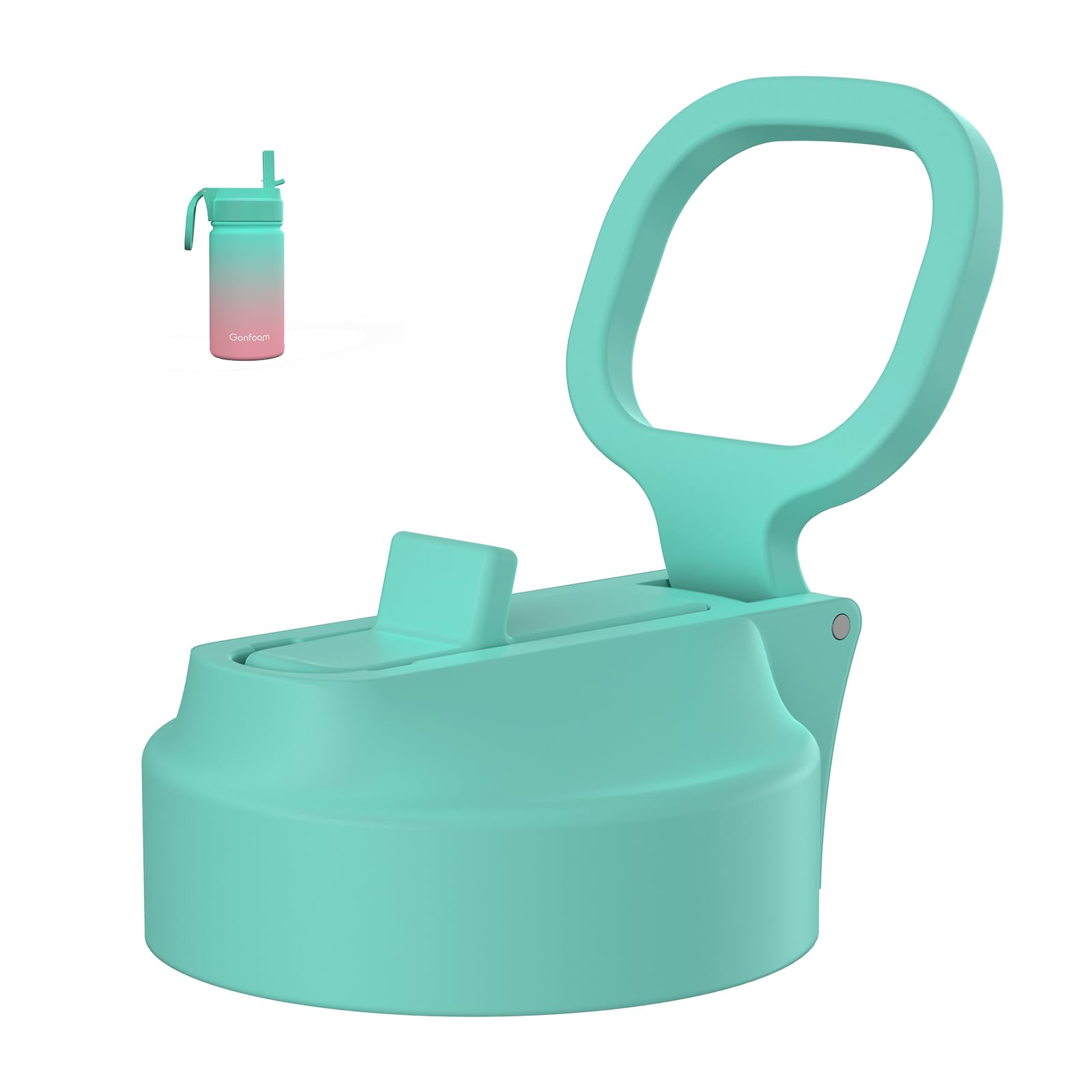 Photo 1 of Gonfoam Kids Water Bottle Lid Green(12oz and 16oz shared)