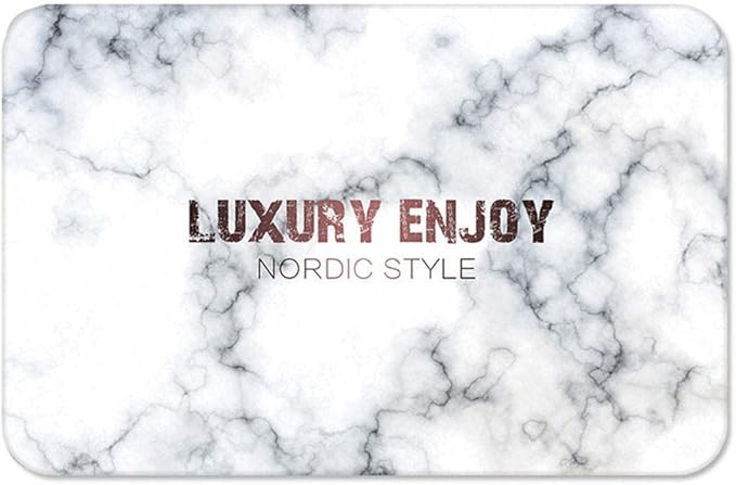 N/B Alfombra de Baño Antideslizante Alfombrilla de Baño Absorbente