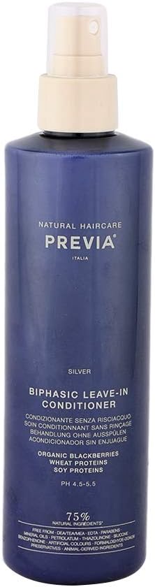 Previa Organic Blackberry Silver Biphasic Leave In Blonde Hair