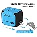 UPPEL Travel Adapter with Dual USB All-in-one Worldwide Travel Chargers Adapters for US EU UK AU About 152 Countries Wall Universal Power Plug Adapter Charger with Dual USB and Safety Fuse (Blue)