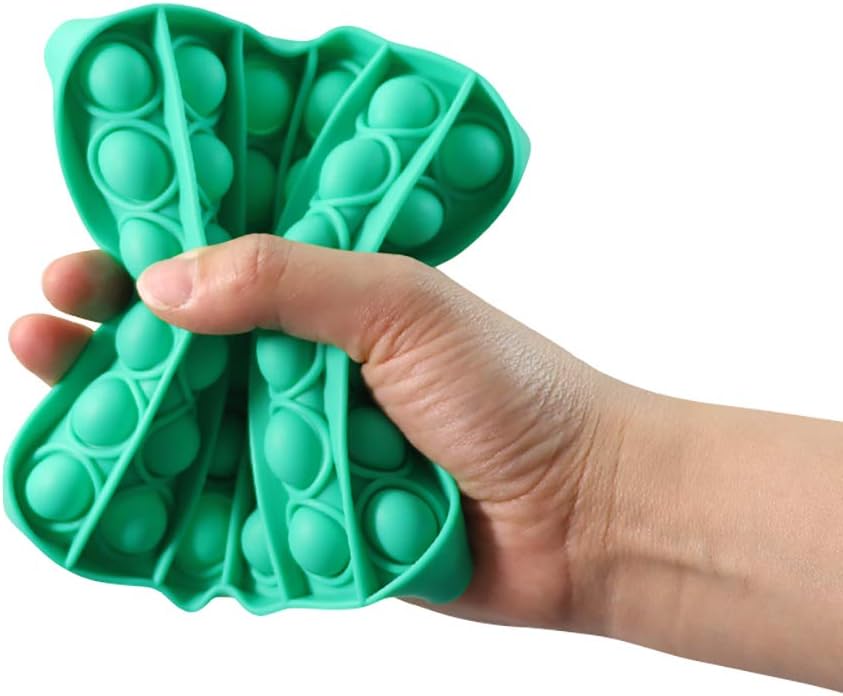 OCACA Fidget Pop Up Toys, Pop Up It Push Bubble Sensory Toys to Relieve Stress & Anxiety for Special Education School Supplies, Kids and Adults (Green, Square) : Office Products