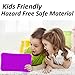 TeeFity Silicone Case for All-New Fire 7 2019 Tablet, Shockproof Light Weight Protective Kids Case for All-New Fire 7-inch Tablet (9th Generation, 2019 Release), Purple