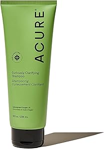 Acure Curiously Clarifying Shampoo - Cleansing & Clarifying Shampoo for Women & Men, Scalp Detox for Product Buildup, Deep Cl