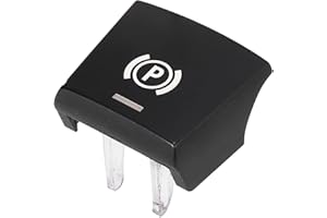 X AUTOHAUX Car Trim Electronic Parking Brake Switch Button Cover P Button Cover Replacement for BMW 5 6 7 Series X2 X4 X5 X6 F01 F02 F07 F10 F12 F15 F16 F25 F26 with Long-Feet 2009-2014