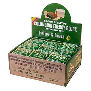 Natural Guava & Feijoa Energy Bars 27x40g – High Carb Cycling Energy Snack & Sport Gel in One for Maximum Endurance – Savoury Running Sweets for Athletes – Vegan, No Gluten Sports Nutrition Power Bar