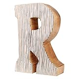 DECORINY Hand Made White Distressed Decorative