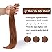 Benehair Remy Tape in Hair Extensions Human Hair Light Brown Seamless Skin Weft Tape in Real Human Hair Extensions Straight Hair 16 Inch 30g #6 20 pcs