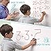 Whiteboard Sticker Paper Sheets, Easy Peel and Stick Dry Erase Contact Paper Upgrade 11 Ft Extra Wide, Self Adhesive Wall Paper Roll for Classroom, Planning, Office, Kid Painting, 3 Dry Erase Markers