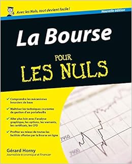Bourse 2e Pour Les Nuls French Edition Horny Gerard 9782754038652 Amazon Com Books