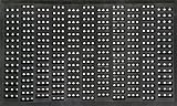 Shepherd Hardware 8100E Indoor/Outdoor Recycled Floor Mat 18 x 30-Inches, Black Rubber