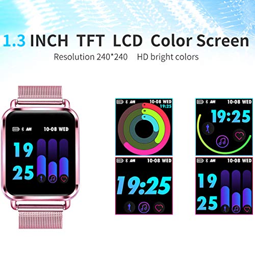 Smart Watch Color Touch Screen Pedometer Heart Rate Monitor Blood Pressure Activity Tracker Sleep Monitor Camera Bluetooth Sport Fitness Tracker - Thumbnail 5
