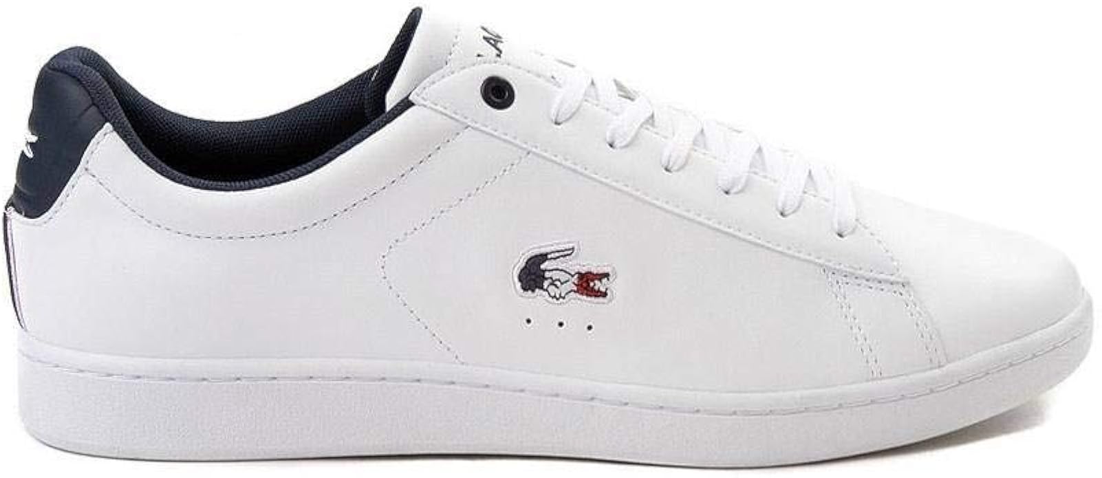 ラコステ 靴 シューズ メンズスニーカー Mens Carnaby Athletic Shoe ホワイト ネイビー Us 11 29cm 並行輸入品 シューズ バッグ Amazon