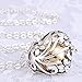 EUDORA Harmony Bola Mini Heart Pendant Wishing Ball Aromatherapy Essential Oil Diffuser 20 Inches Necklace