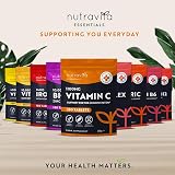 Nutravita Vitamin C Tablets 1100mg - 180 Vegan Tablets - Immune Support view 6