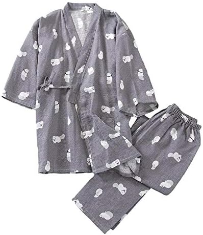 Yyw 甚平 レディース パジャマ 部屋着 寝間着 メンズ 作務衣 ルームウェア 上下セット 綿 浴衣 お寝巻き 猫柄 吸汗速乾 春 秋 夏 冬 ねこ 女性用 男女兼用 可愛い 七分袖 前開き Satlujpublicschool In