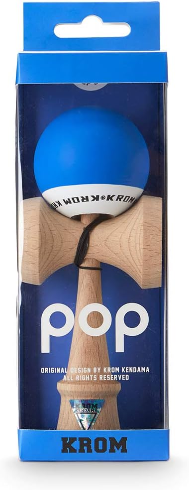 KROM Kendama Toy, Pop Dark Blue, Increased Cognitive Abilities, Improves Balance, Reflexes and Creativity - Image 4