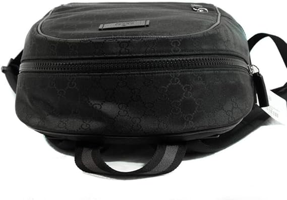gucci slim backpack gg black