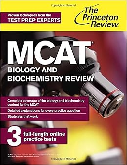 The Princeton Review MCAT Biology and Biochemistry Review 2015 (Graduate School Test Preparation)
