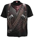 Spiral - Mens - HOLSTER WRAP - Allover T-Shirt Black