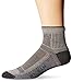 Wigwam Men's Ultra Cool-Lite Ultimax Ultra-Lightweight Quarter Sock,Grey,Large/shoe Size:Men's 9-12,Women's 10-13