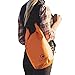 Orange Dry Bag (10L) by Odyssey, Waterproof Guaranteed, with Shoulder Strap & Free Bonus Smartphone Bag
