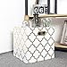 BAIST Cube Storage Bins,Fancy Foldable Canvas Decorative Gold Storage Cubes Bins Basket for Toys Clothes Books Large Square,4-Pack