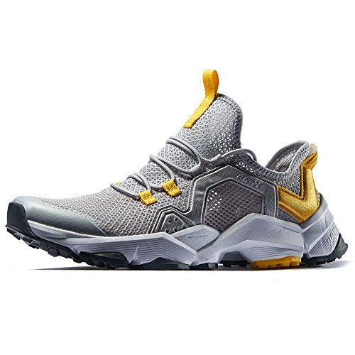 RAX Men's Trail Running Shoes Breathable Mesh Antiskid Outdoor Hiking Shoe
