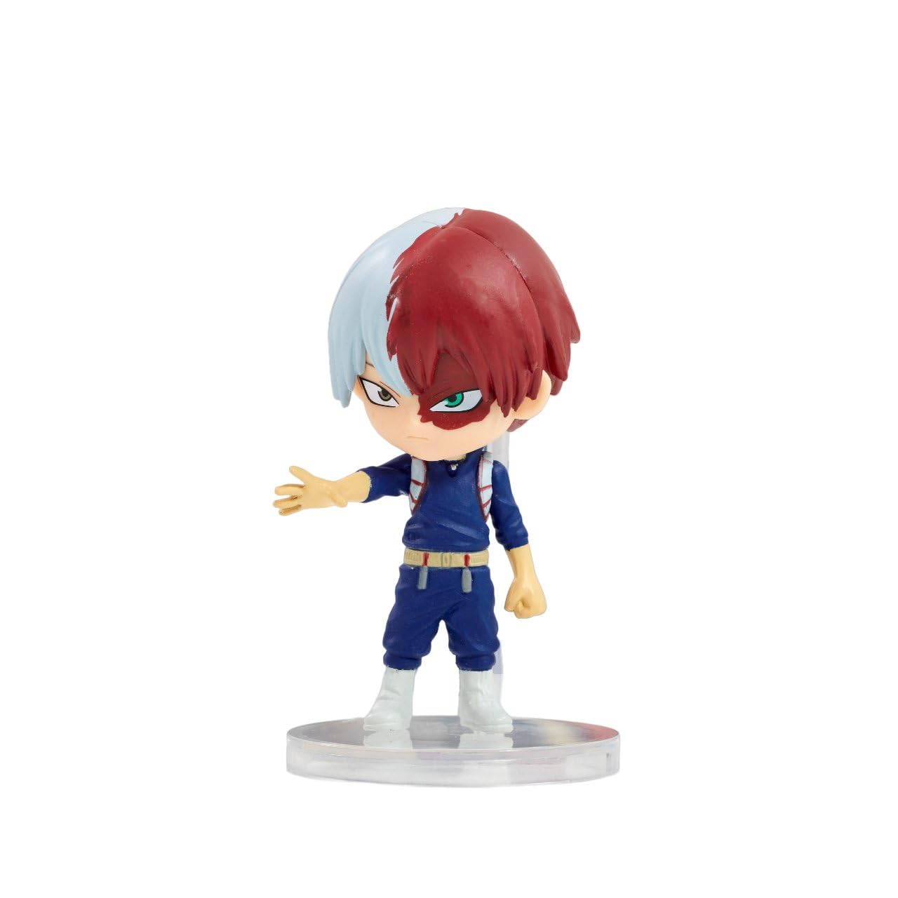Chibi Masters My Hero Academia Shoto Todoroki Toy | 8cm Tall Shoto Todoroki Anime Figure In Action Pose | My Hero Academia Shoto Figure Collectible | Collectable My Hero Academia Merchandise (VE0005)