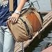 Ibagbar Canvas Backpack Travel Bag Hiking Bag Camping Bag Rucksack Khaki