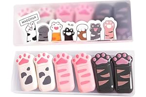 PANDENNER white Corrcetion Tape,6 Pack Mini Japan Corrcetion Tape Pen,with Easy to Use Kawaii Cat Paw Applicator,Cute Stationery Set Kawaii Birthday Gifts set for Back to School Supplies