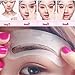 UNKE Eyebrows Model Grooming Stencil Kit Shaping Templates DIY Tools