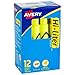 Avery Hi-Liter Desk-Style Highlighters, Smear Safe Ink, Chisel Tip, 12 Fluorescent Yellow Highlighters (24000) primary