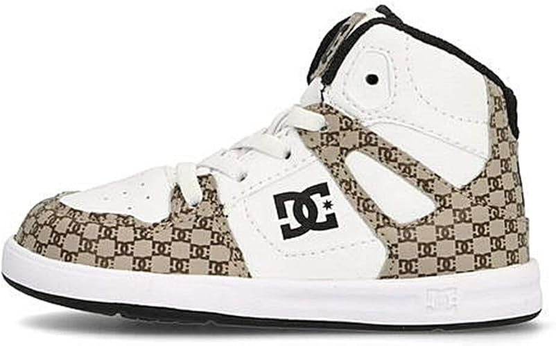 Amazon ディーシーシュー Dc Shoe 女の子 キッズ 子供靴 ベビーシューズ スニーカー ピュアハイトップ カジュアル 学校 Toddlers Pure High Top Se Ul Sn Dt4003 ブラック ブラウン W 13 0cm Dc Shoes ディーシーシュー ベビーシューズ