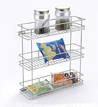 Topaz Pull Out Drawers 3 Shelf Kitchen Rack Modular Kitchen