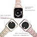 Simpeak Business Band Compatible with Apple Watch Series 10(42mm) Series 9 8 7 (41mm) 6 SE 5 4 (40mm) 3 2 1 (38mm), Women Men Stainless Steel Band Strap Compatible with iWatch 42mm 41mm 40mm 38mm