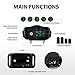 PetYeah Dog Bark Collar-5 Adjustable Sensitivity and Intensity Levels-Dual Anti-Barking Modes-Rechargeable/Rainproof/Reflective -No Barking Control Dog Shock Collar for Small Medium Large Dog