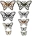 Prima Marketing 963408 Grungy Butterflies Finnabair Mechanicals Metal Embellishments (9/Pack), Multicolor