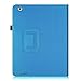 Fintie Folio Case for iPad 4th Generation (2012 Model), iPad 3rd Generation (2012 Model), iPad 2 (2011 Model) 9.7 inch Tablet - Smart Stand Protective Cover with Auto Sleep Wake, Blue