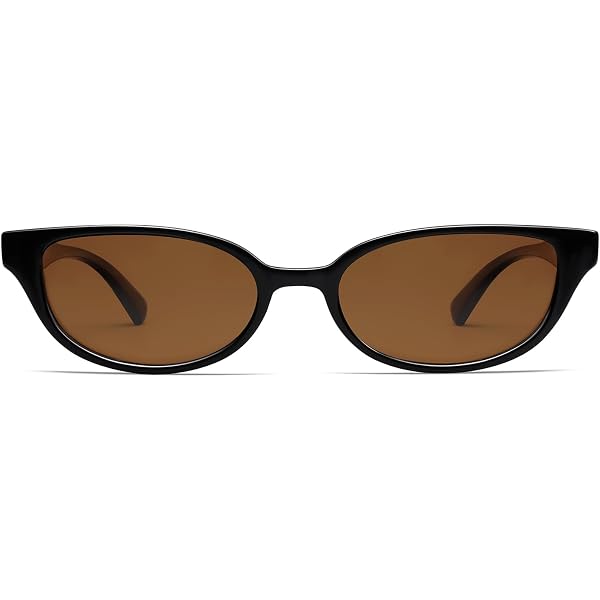 Amazon.com: VANLINKER Trendy Oval Polarized Sunglasses for  display picture 2