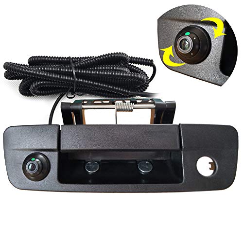 Dodge Ram Rear View Camera Backup Tailgate Handle Camera Car Camera Vehicle Specific Camera for Dodge Ram Years 2009-2012,Tailgate Door Handle Camera(Color: Black)
