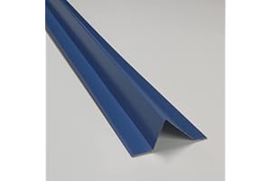MID MICHIGAN METAL SALES Single 4-Foot Metal Roof Snow Guard Snow Rail for Exposed Fastener Roofs (Mid-Mich Gallery Blue)
